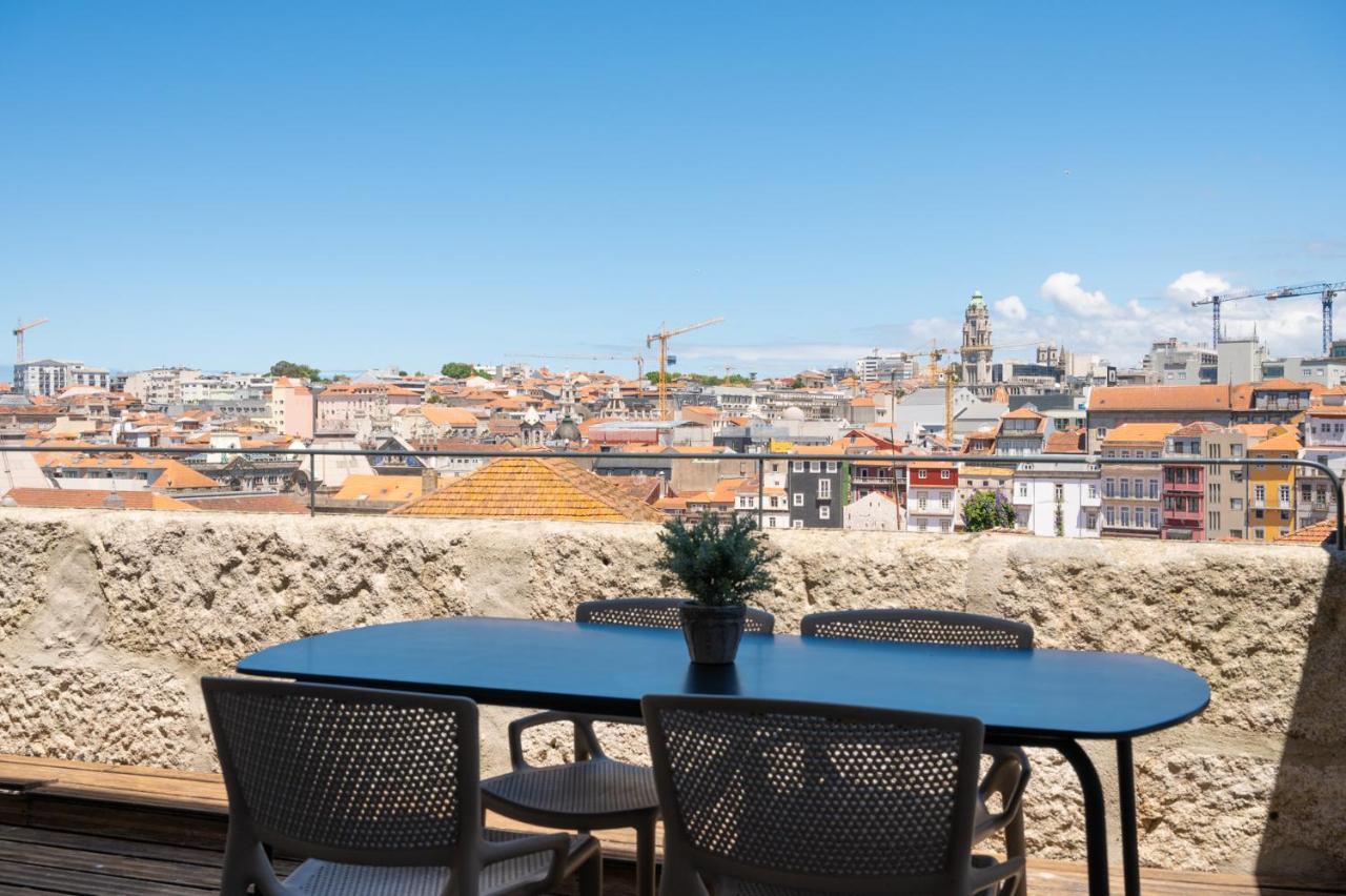 Rooftop Balcony At Porto Historic Center Luaran gambar